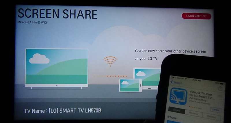 iphone screen mirror lg tv app